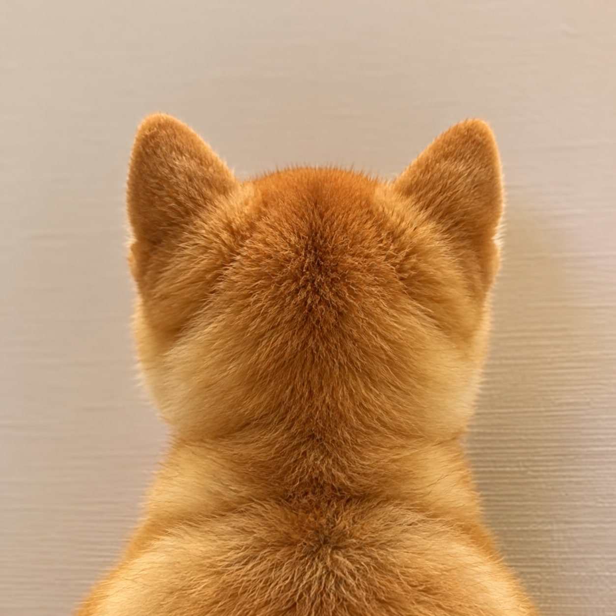 BAKD INU shiba seen from behind